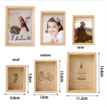 Family Vintage Multi Photo Frame Home  Art Wooden Wedding Room Decoration